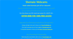 Desktop Screenshot of freeshemalewebcams.com